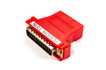 ADAPTER, NULL MODEM, DB25M-RJ45