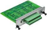 MODULE, FOUR-RELAY OUTPUT - PROVIDES DRY CONTACT SWITCH FOR 120 VAC SOURCE (USED FOR POSITIVE SHUTDOWN OR EXTERNAL ALARMS)