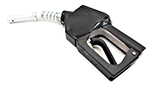 NOZZLE, 11AP UNLEADED WITHOUT HOLD-OPEN DEVICE - BLACK