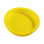 4IN CAP TEST CAN, YELLOW