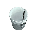 3.5 GALLON GRADUATED TEST BUCKET, PLASTIC