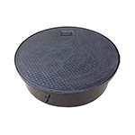 MANHOLE, 38IN, COMP, WITH 10IN SKIRT AND RING