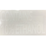 DECAL, 10% ETHANOL