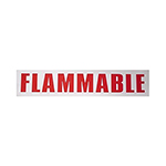 DECAL, FLAMMABLE, 6INX24IN