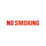 DECAL, IN-CAB NO SMOKING, 1.5INX6.5IN