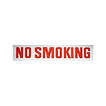 DECAL, NO SMOKING, 6X26IN