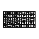 NUMBERS DECAL FOR GTP-2135-19 AND GTP-2135-20