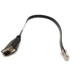 CABLE ASSEMBLY, SERIAL, RJ-45 TO DB-9 250MM D HUB