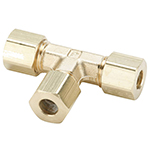 UNION TEE, BRASS, 3/8IN TUBE