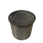 MANHOLE, 18 MONITOR WELL, W/ 18 SKIRT, WATER TIGHT