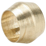 COMPRESSION SLEEVE, 1/8IN OD BRASS