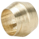 COMPRESSION SLEEVE, BRASS, 3/8IN OD