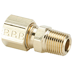 COMPRESS. CONNECTOR,BRASS,1/4INTUBEX1/4IN MALE NPT