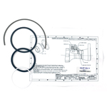 3IN REPLACEMENT KIT, HOSE REEL, ENDURA, FLUOROCARBON