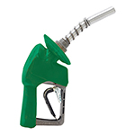 NOZZLE, PRESSURE ACTIVATED W/WAFFLE, BP GREEN