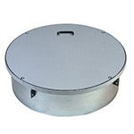 MANHOLE, 37IN, ROUND, 10IN SKIRT, PLAIN