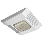 CANOPY FIXTURE, DIRECT MOUNT, DROP LENS, WHITE, 57K