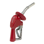 NOZZLE, PRESSURE ACTIVATED, WITH WAFFLE, RED