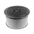 MANHOLE, 12IN ROUND, 8IN SKIRT