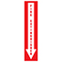 DECAL, FIRE EXTINGUISHER, 2IN X 9IN