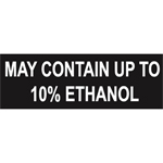 DECAL, 6IN X 2IN, MAY CONTAIN UP TO 10%