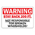 DECAL, WARNING STAY BACK 200FT