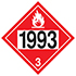 DECAL, 1993 COMBUSTIBLE LIQUID