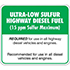 DECAL, ULTRA LOW SULFUR DIESEL FUEL