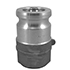 ADAPTER, 2IN, KAMVALOK, STAINLESS STEEL