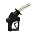 NOZZLE, TRUCK, WITH GUARD AND SPOUT BUSHING, BLACK