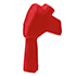 NOZZLE GUARD, FULL GRIP, X, XS, XFS, E85, RED