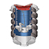 SPILL CONT, EDGE ONE, SW, CI COVER, DRAIN VALVE
