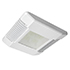 CANOPY FIXTURE, 86W, FLAT LENS, 120-277V, WHITE