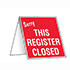 COUNTER SIGN, THIS REGISTER CLOSED