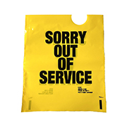 OUT OF SERVICE NOZZLE COVER, YELLOW (SINGLE)