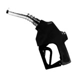 NOZZLE, TRUCK DIESEL, AUTOMATIC SHUT-OFF - BLACK