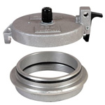 MONITOR PROBE CAP & ADAPTER, 4IN, .375IN HOLE, ALUMINUM