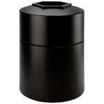 WASTE CONT., 45 GAL, ROUND, BLK