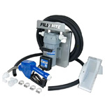 12V DC DEF TRANSFER PUMP IBC TOTE BRACKET WITH NOZZLE