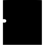 CIM BLANK, ENCORE, STANDARD, BLACK