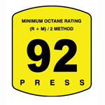 DECAL, OCTANE 92