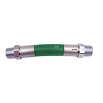 HOSE, WHIP ASSY, HW 1IN X 9IN GREEN, FIXED