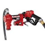 12 VOLT DC 20 GPM FUEL TRANSFER PUMP WITH AUTO NOZZLE