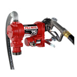 24 VOLT DC 75 LPM FUEL TRANSFER PUMP WITH NOZZLE