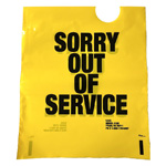 OUT OF SERVICE NOZZLE COVER, YELLOW (SINGLE)