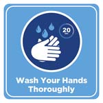 GRAPHIC, WASH HANDS, 9.5IN X 11.5IN