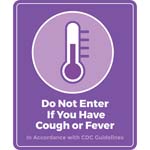 DECAL, DO NOT ENTER, TEMP