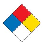 DECAL, NFPA HAZARD 4IN X 4IN