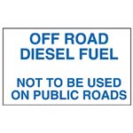 DECAL OFF ROAD DIESEL