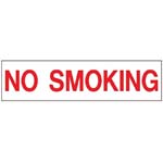 PUMP DECAL- RED ON WHITE, 